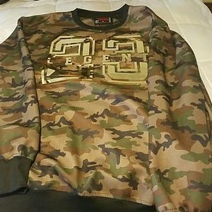 Sacred Crown Camo Gold legend 23 crewneck sz Xl